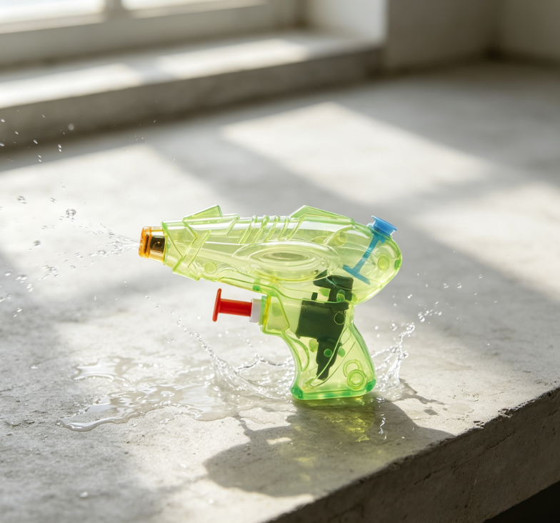 Portable Transparent Mini Water Gun – Summer Pool and Beach Toy - Image 2