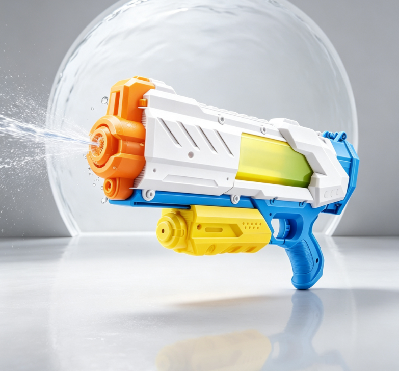 Large Multi-Chamber Air-Pressure Water Gun – Pool Party Battle Toy - Image 2