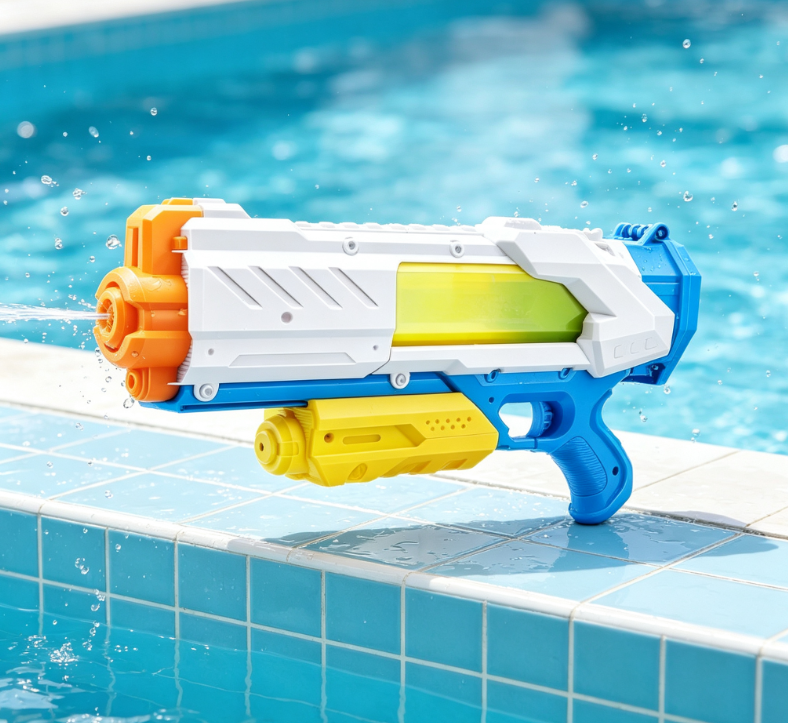 Large Multi-Chamber Air-Pressure Water Gun – Pool Party Battle Toy