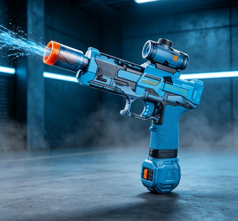 Tactical-Style Handheld Water Gun – Summer Outdoor Water Play Toy - Image 2
