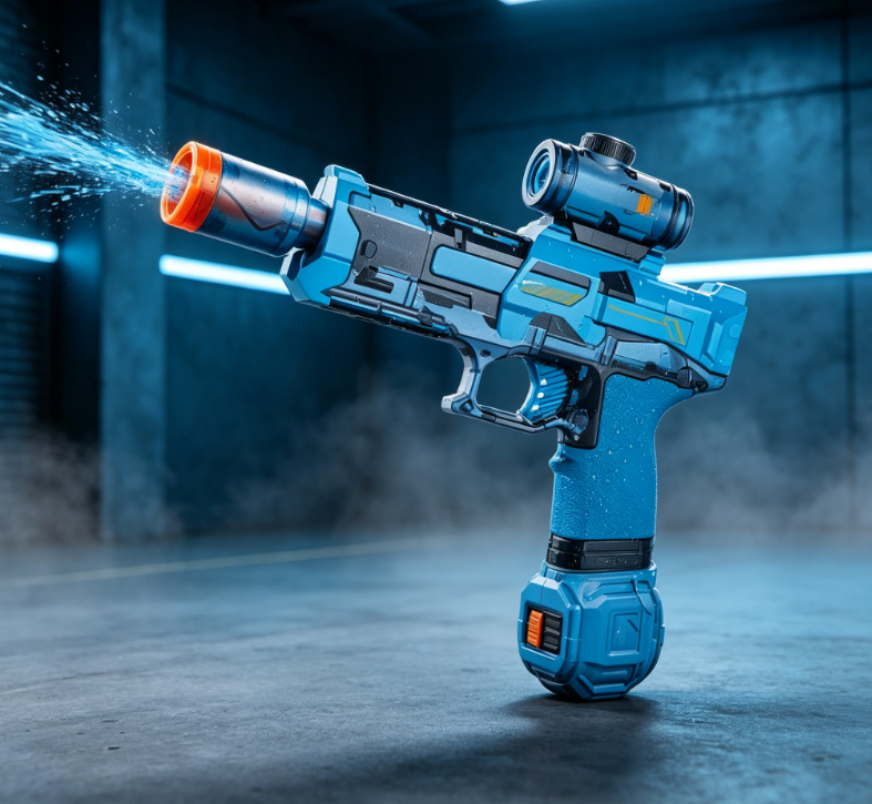 Tactical-Style Handheld Water Gun – Summer Outdoor Water Play Toy