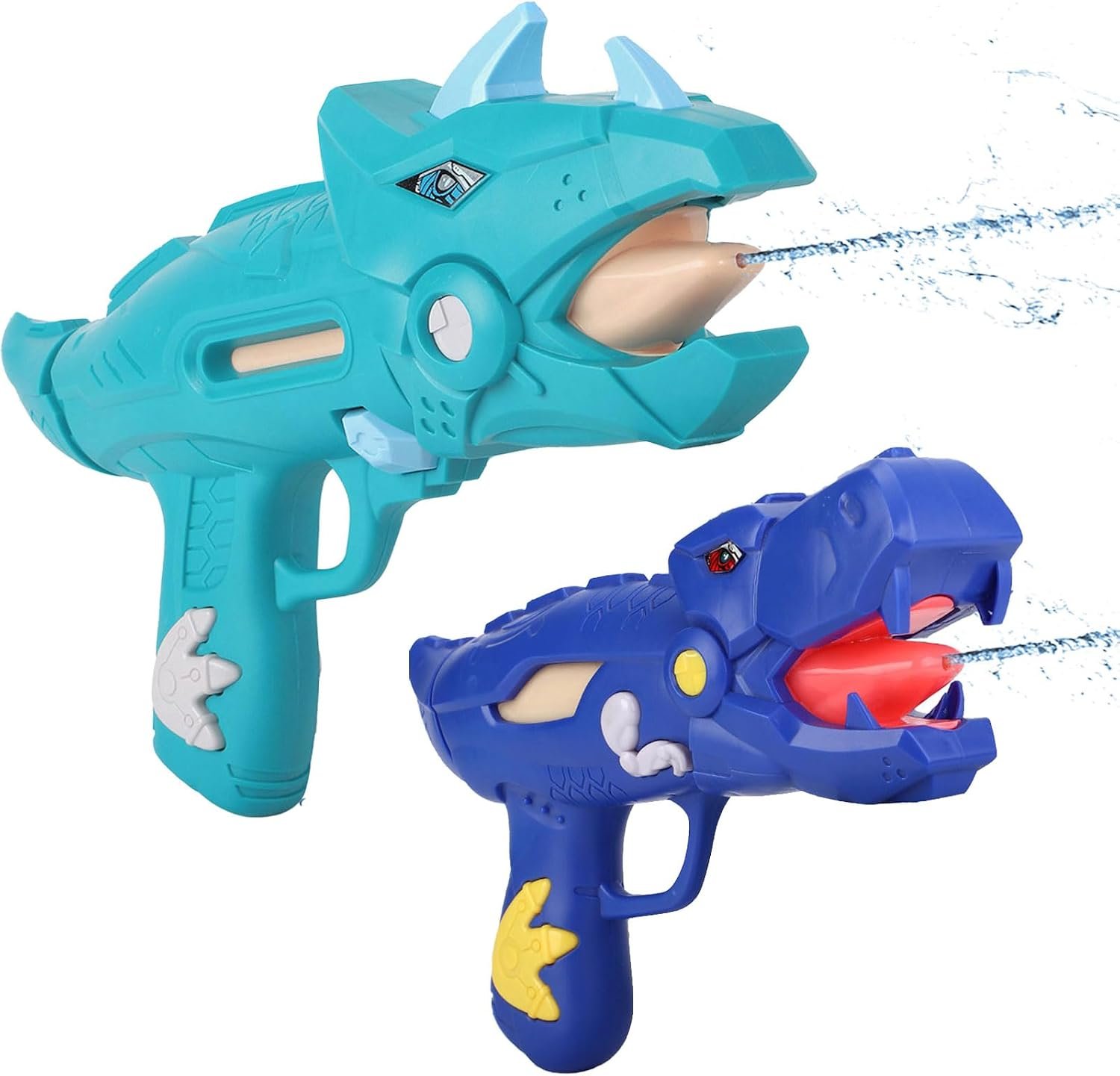Dinosaur-Shaped Pump-Action Water Gun (2-Pack) – Long-Range Outdoor Toy for Pools and Beaches