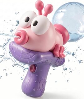 Pink Electric Water Blaster – Ant-Themed Automatic Water Gun – Summer Outdoor Pool Toy for Kids