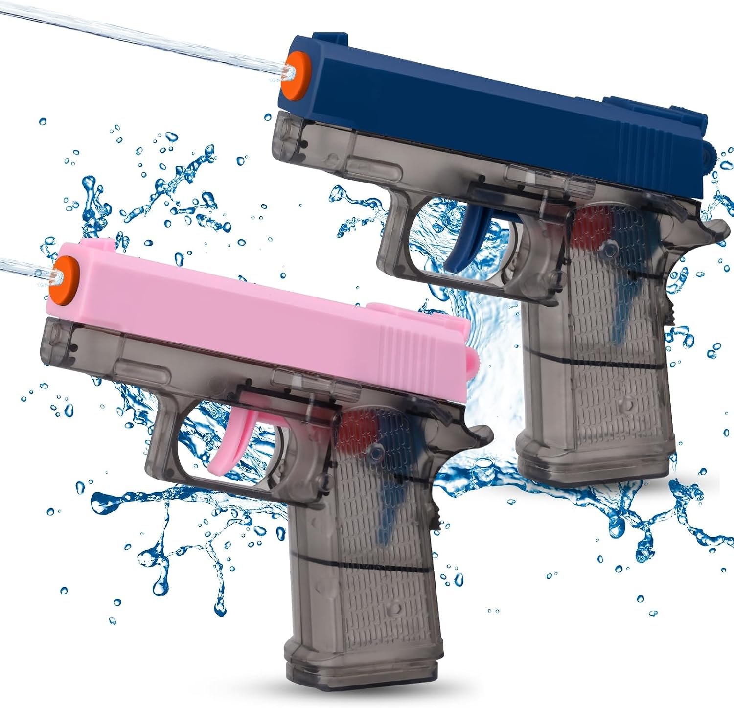 2-Pack Toddler Water Blasters – Outdoor Water Play Toys for Boys & Girls (Pool & Beach)