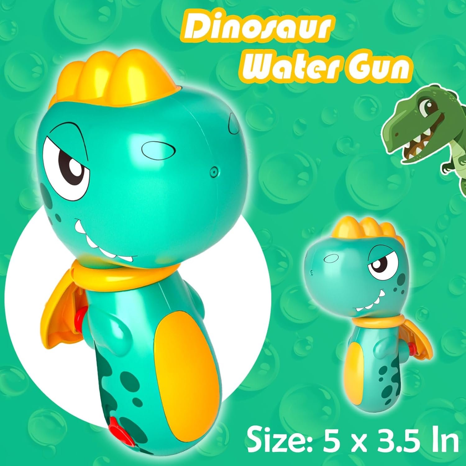 6-Pack Mini Animal Water Guns – Dinosaur, Puppy, and Unicorn Designs – Summer Outdoor Pool Toys - Image 2