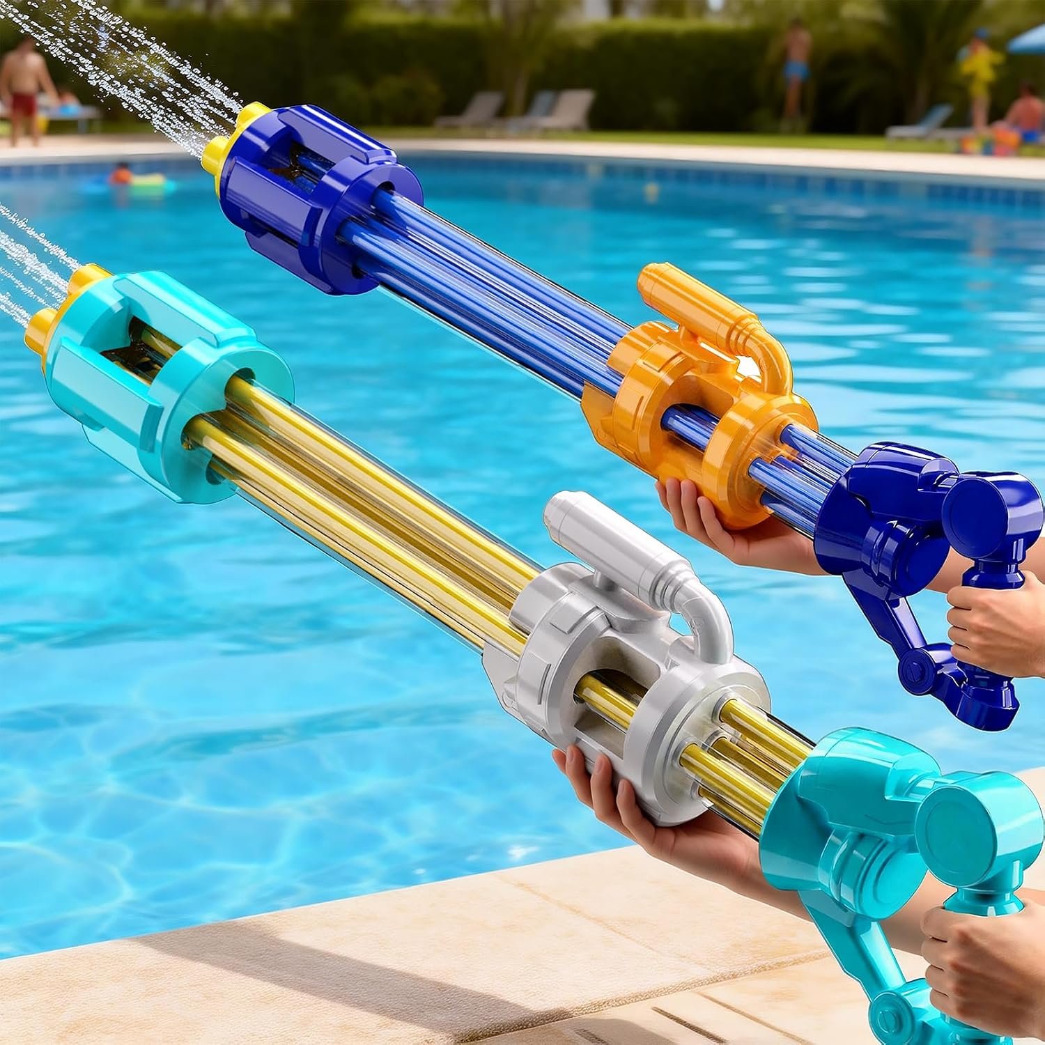2-Pack High-Capacity Water Gun Set – Suitable for Toddlers, Kids, and Adults (Pool, Beach, & Backyard Play)