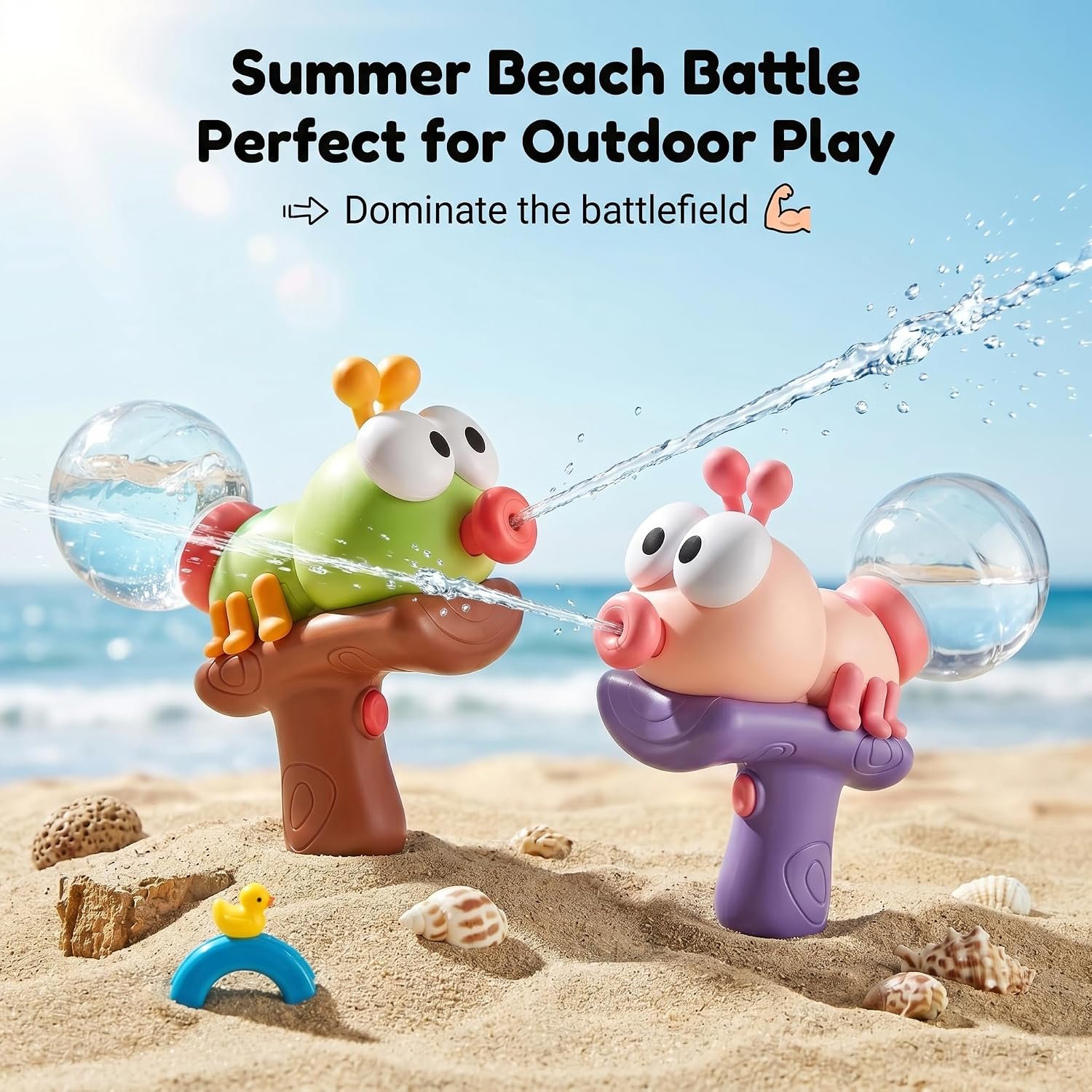 Pink Electric Water Blaster – Ant-Themed Automatic Water Gun – Summer Outdoor Pool Toy for Kids - Image 2